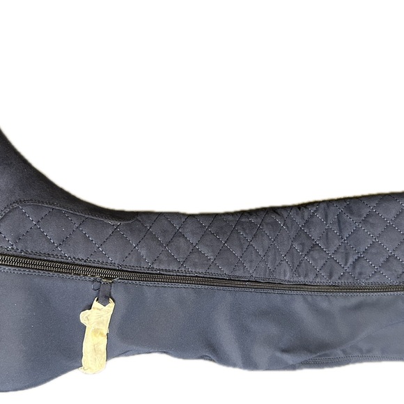 ARGO Quilted Nice Blue Faux Suede boots. Size 10 NWOT - Picture 15 of 16